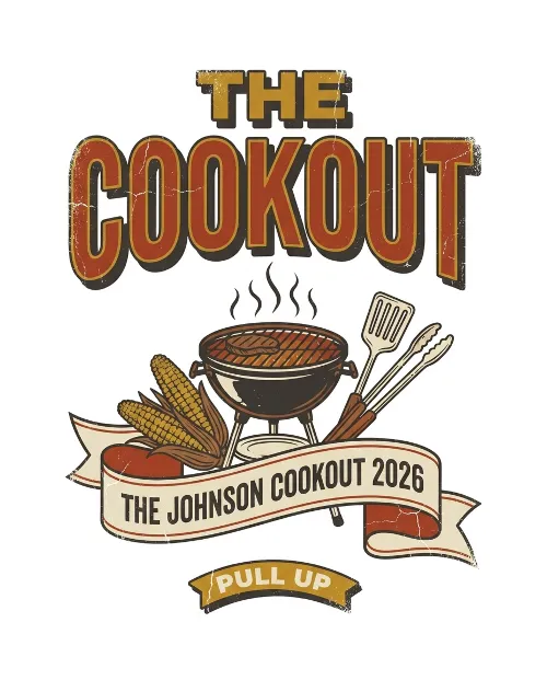 “Here for the Cookout” Tee